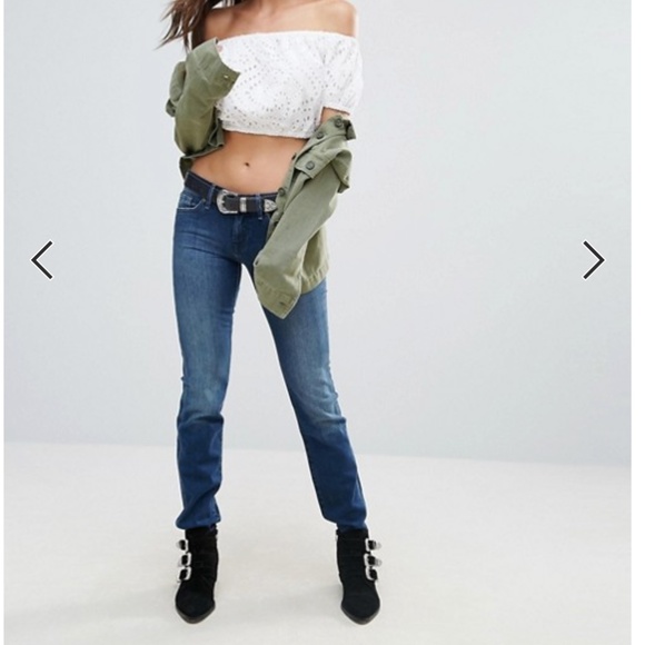 7 For All Mankind Roxanne Mid Rise Skinny Jeans - Picture 12 of 12